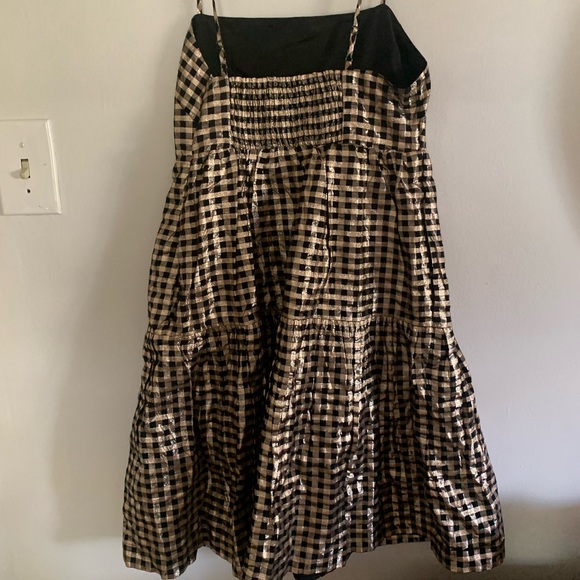 J.Crew Tiered Gingham Dress - Picture 2 of 4